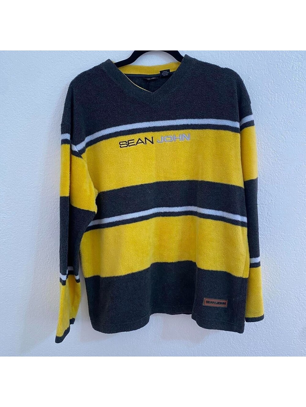 Sean John Striped Sweater Size L 16/18